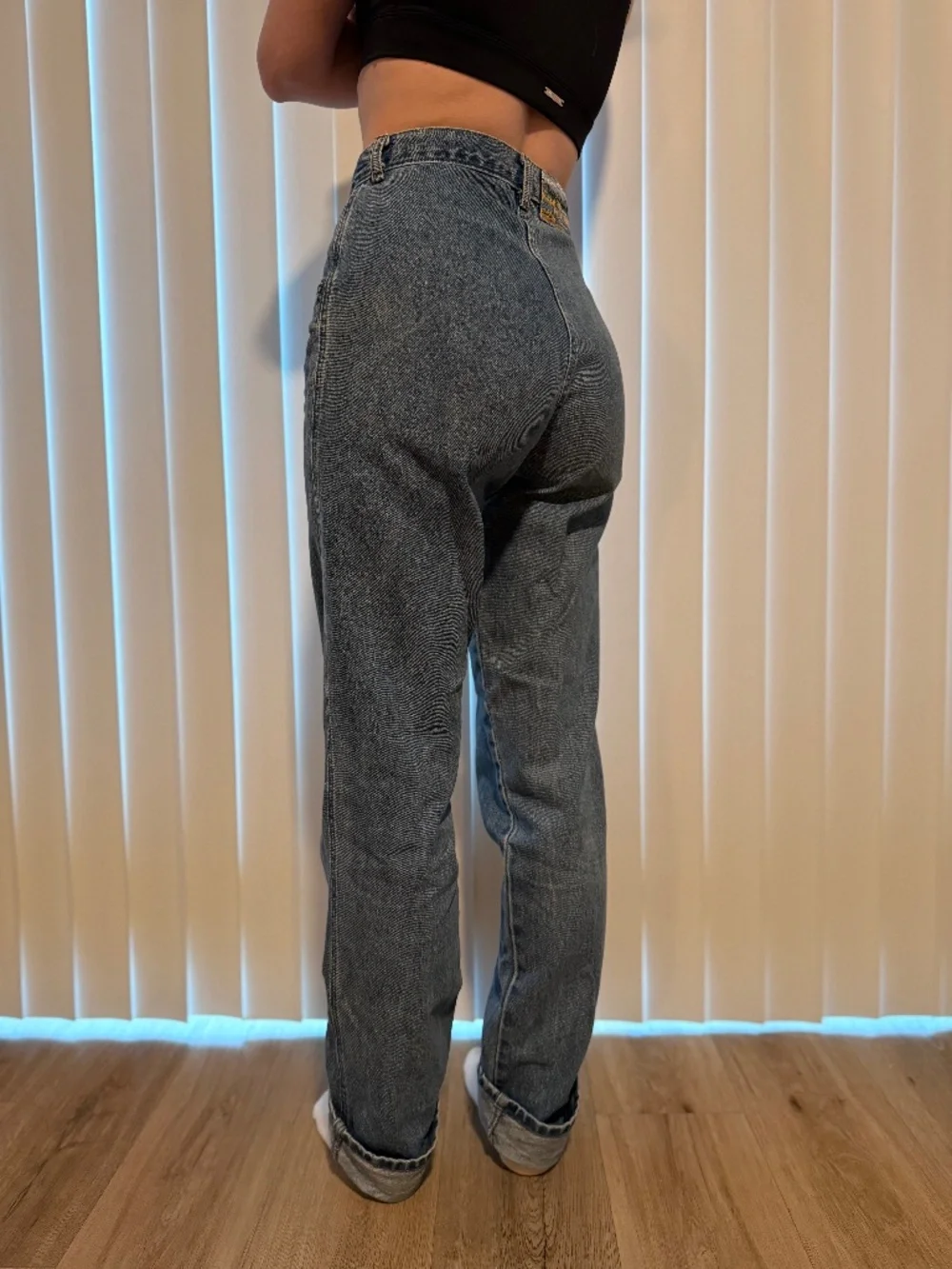 Vintage 80s Rocky Mountain High Waisted Jeans 100% cotton (Rockies) - Picture 8 of 11